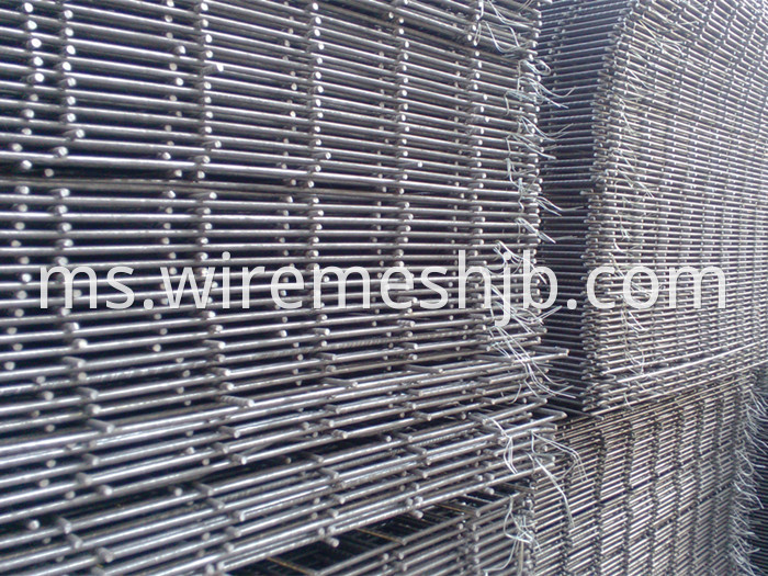 Black Steel Welded Wire Fence